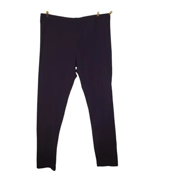 American Eagle Purple Cotton Leggings L – Cozy Athleisure Y2K Soft Stretch - Picture 1 of 6